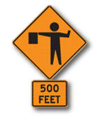 Sign flagger